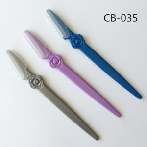 Best-Selling Flower Type Eyebrow Razor with Long Handle